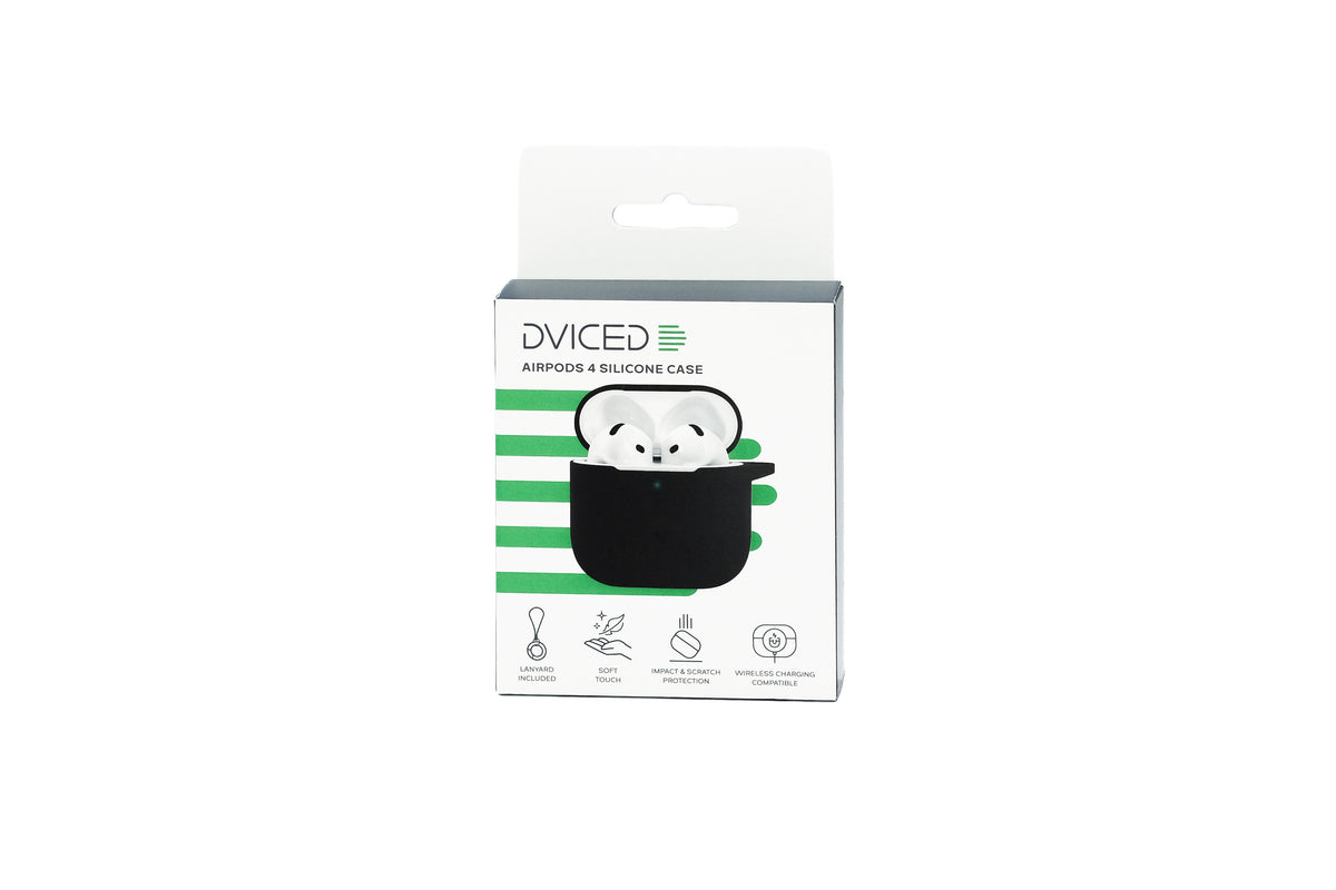Dviced Silicone AirPods 4 case Black