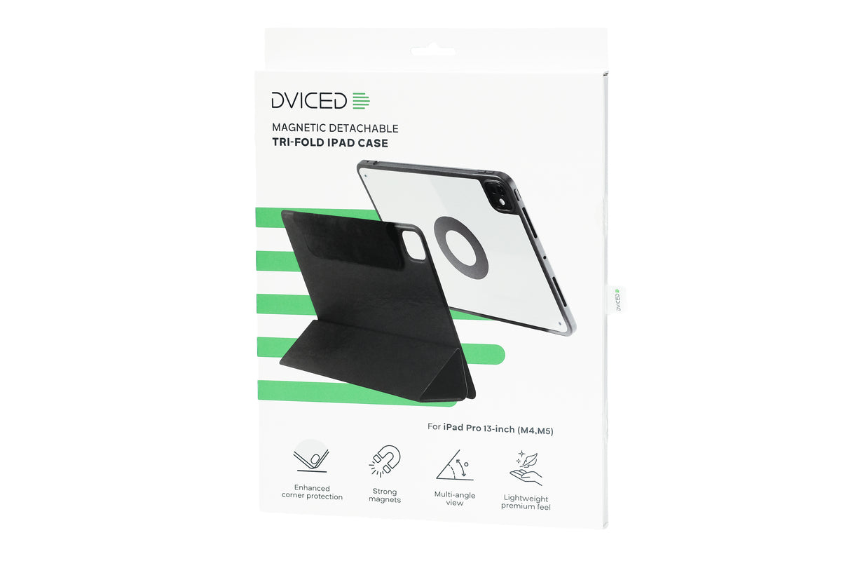 Dviced Hybrid case for iPad Pro 13-inch (M4,M5) Black