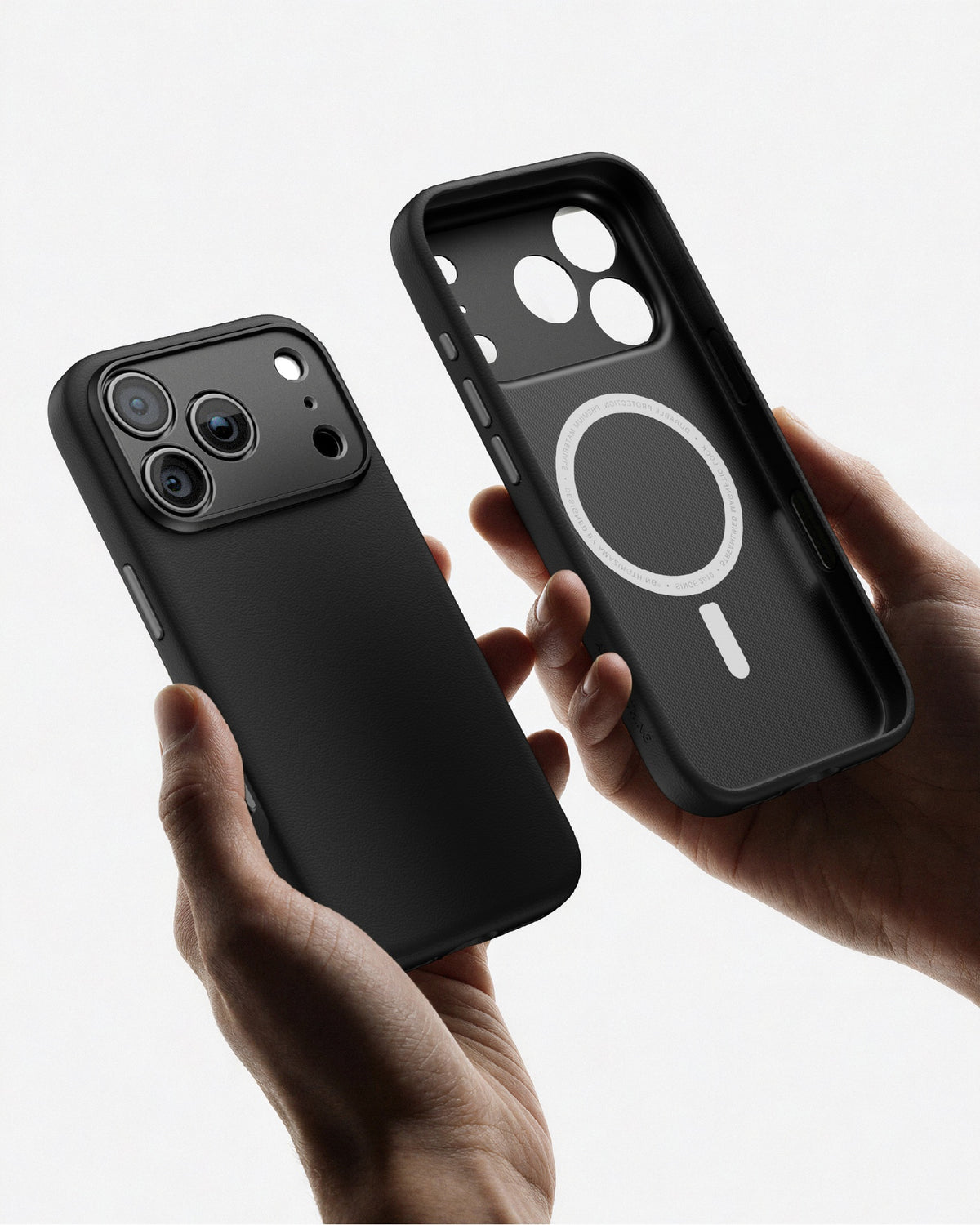 Glamour Lens Case For iPhone 18 Pro 6.3'' Black