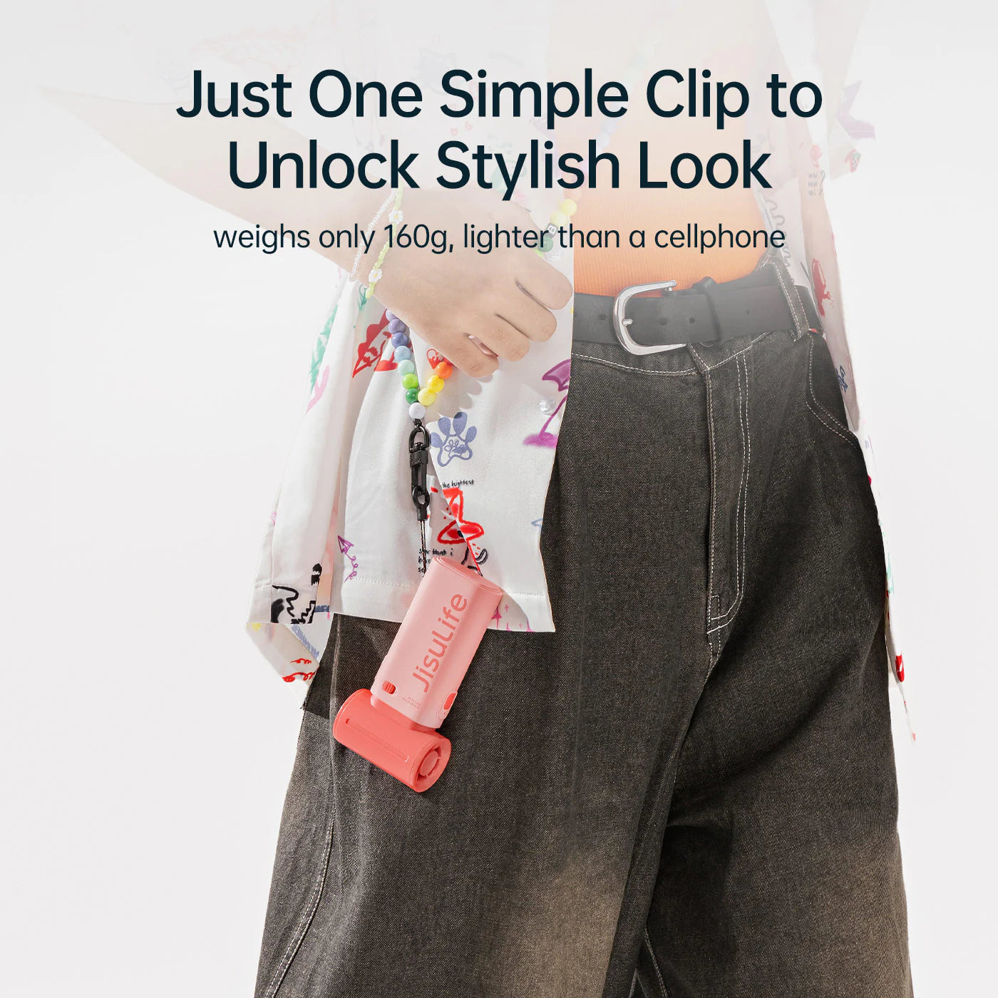 Handheld Fan Life9 3600mAh Pink