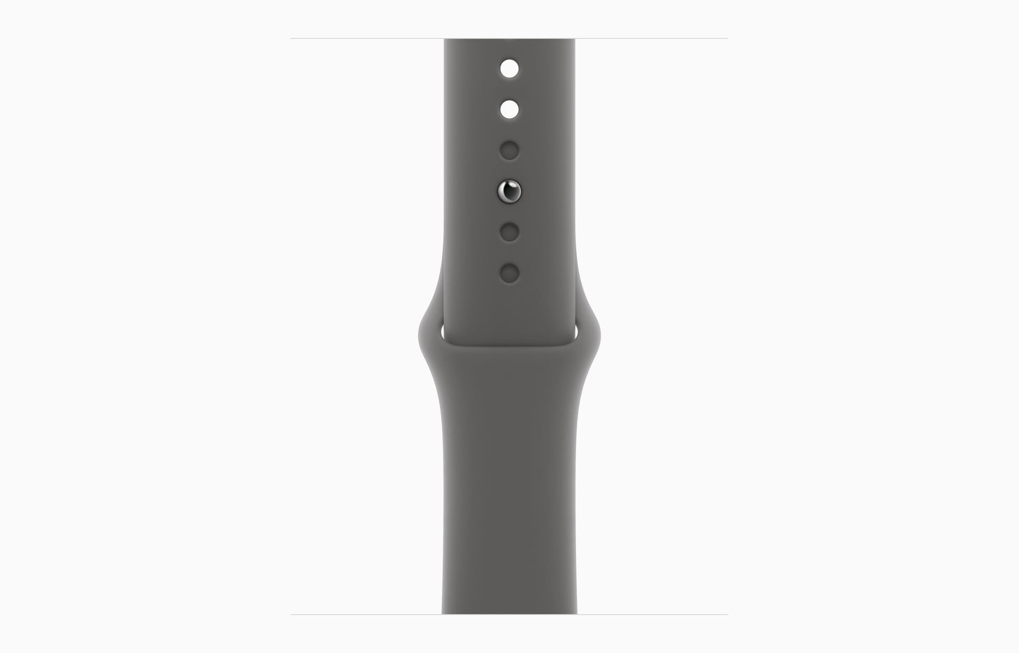 Apple Watch Series 11 GPS + Cellular 42mm Natural Titanium Case with Stone Grey Sport Band - S/M