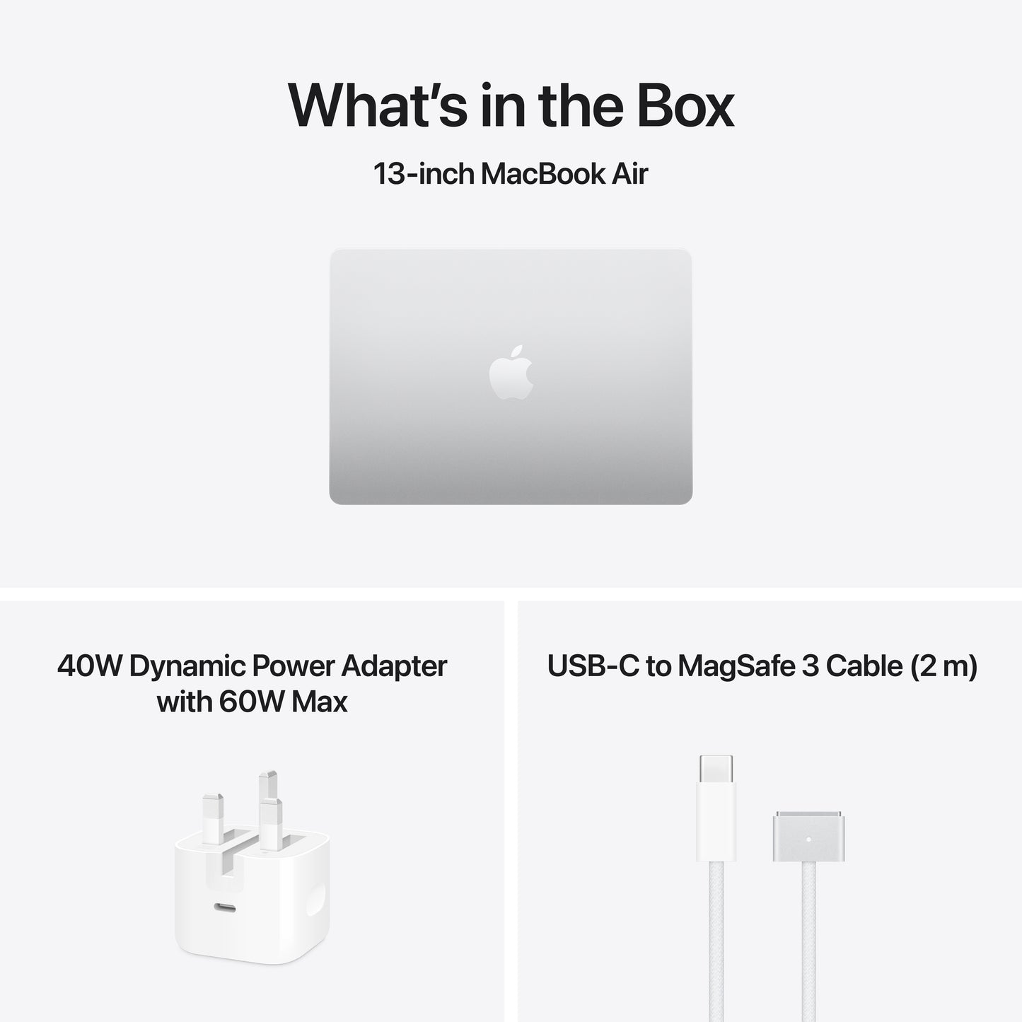 13-inch MacBook Air: Apple M5 chip with 10-core CPU and 8-core GPU, 512GB SSD - Silver