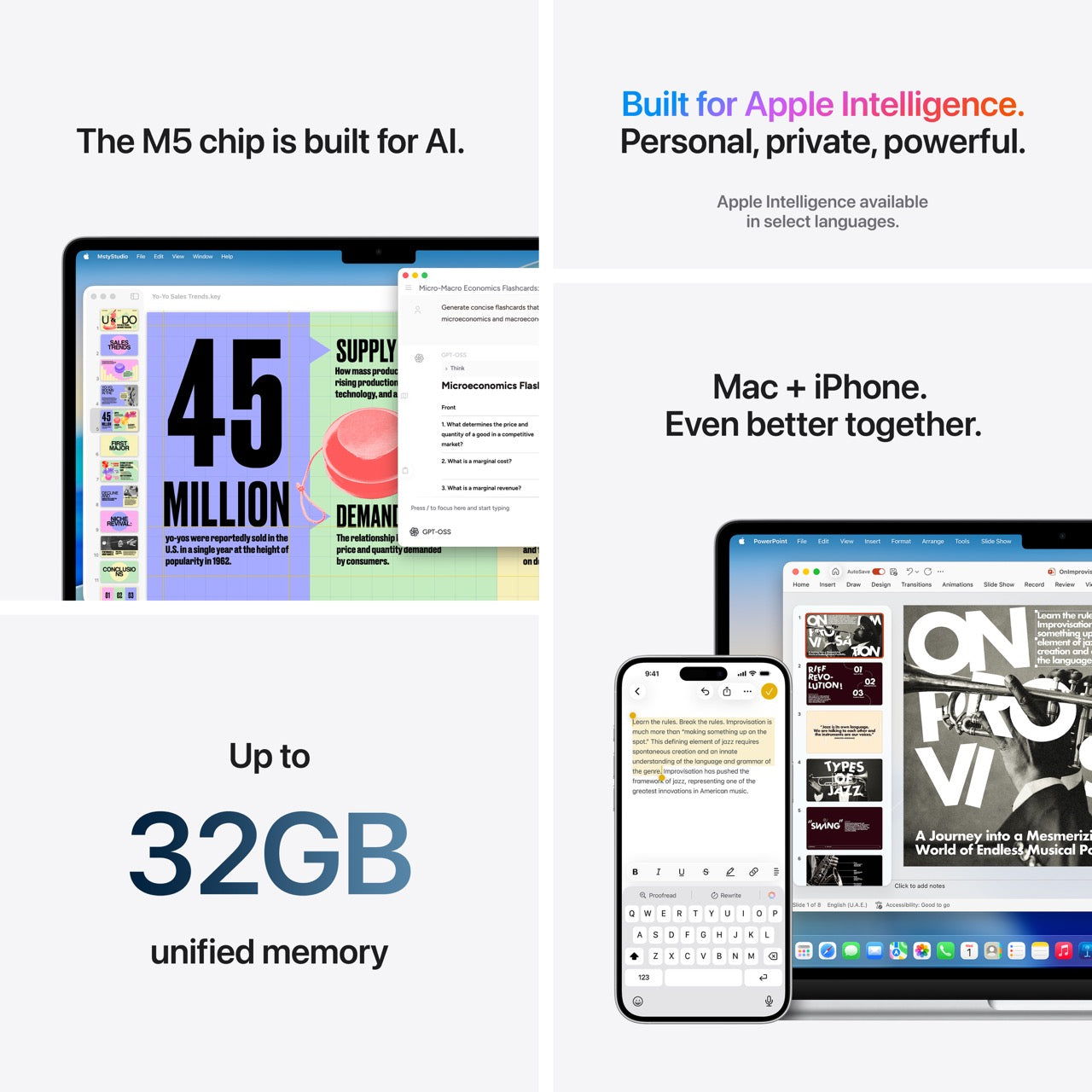 13-inch MacBook Air: Apple M5 chip with 10-core CPU and 10-core GPU, 1TB SSD - Starlight
