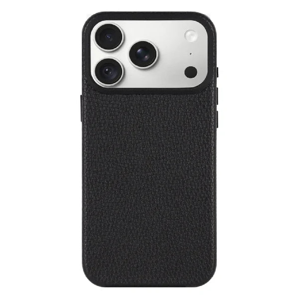 A-Case Amur Genuine Leather Magsafe Case iPhone 18 Pro Max Black
