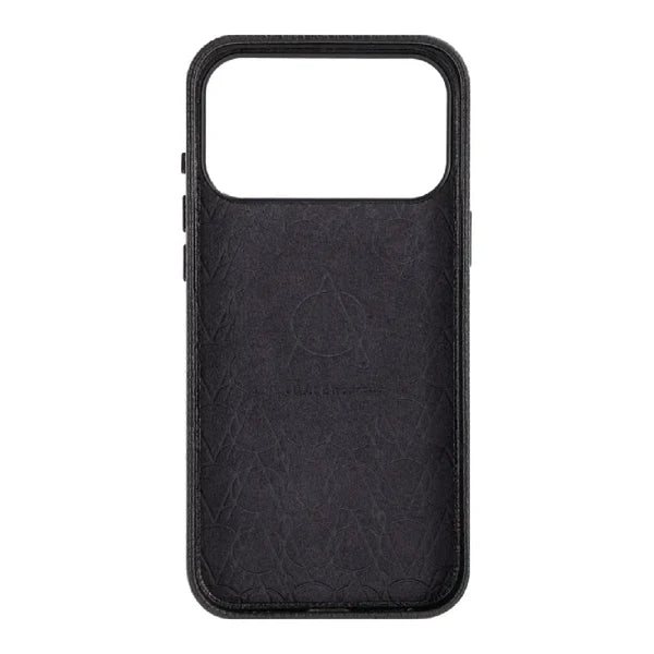 A-Case Amur Genuine Leather Magsafe Case iPhone 18 Pro Max Black