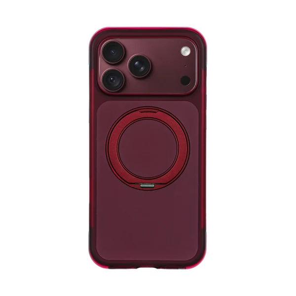 A-Case Standix Ring Stand Magsafe Case For iPhone 18 Pro Burgundy