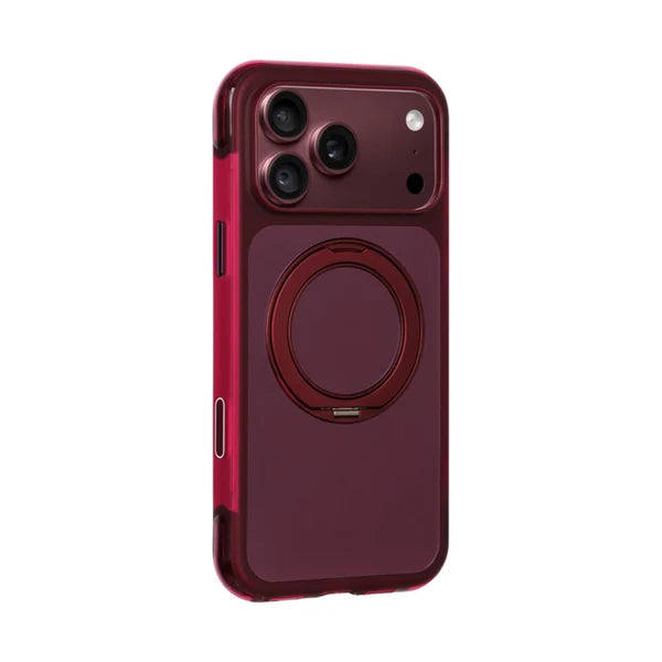 A-Case Standix Ring Stand Magsafe Case For iPhone 18 Pro Burgundy