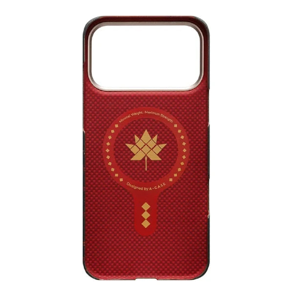 A-Case Autumn Ultra Slim Aramid Fiber Magsafe Case For iPhone 18 Pro Max Black