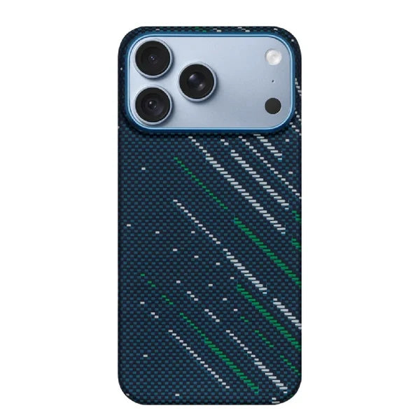 A-Case Winter Ultra Slim Aramid Fiber Magsafe Case For iPhone 18 Pro Blue