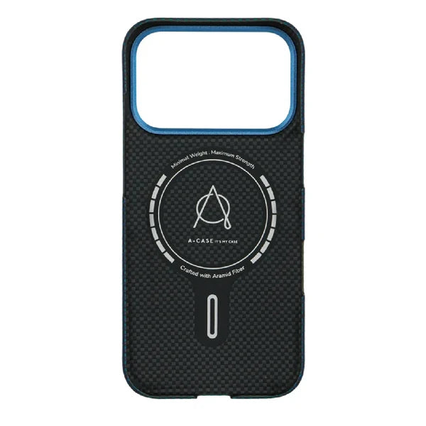 A-Case Desen Ultra Slim Aramid Fiber Magsafe Case For iPhone 18 Pro Max Blue