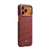 PITAKA_Monogram_Ultra-Slim_Case_For_iPhone_17_Pro_Max_Gold_Red_image_position_1