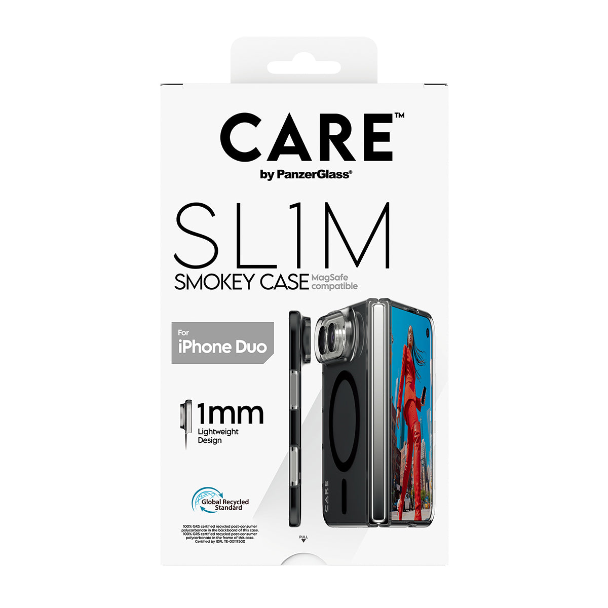Panzerglass  Care iPhone 18 Fold  Flagship  Signature Case Slim  Pc/Tpu  Smokey Black