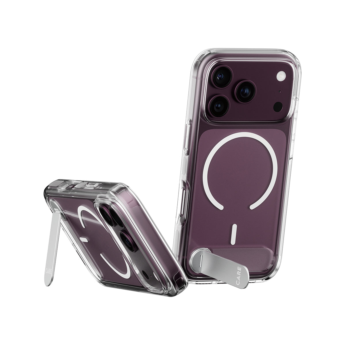 Panzerglass Care iPhone 18 Pro Feature Case W/Kickstand W/Magsafe Transparent