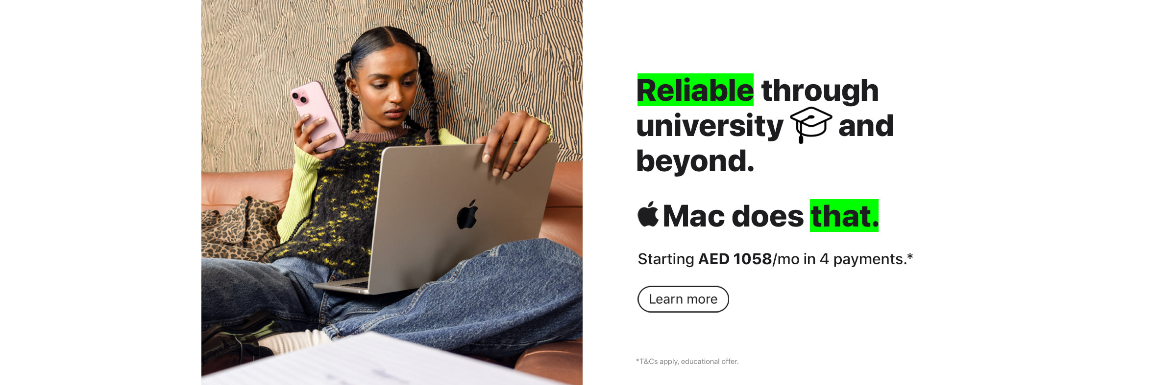 iSTYLE UAE reliability and trusted Apple partner banner