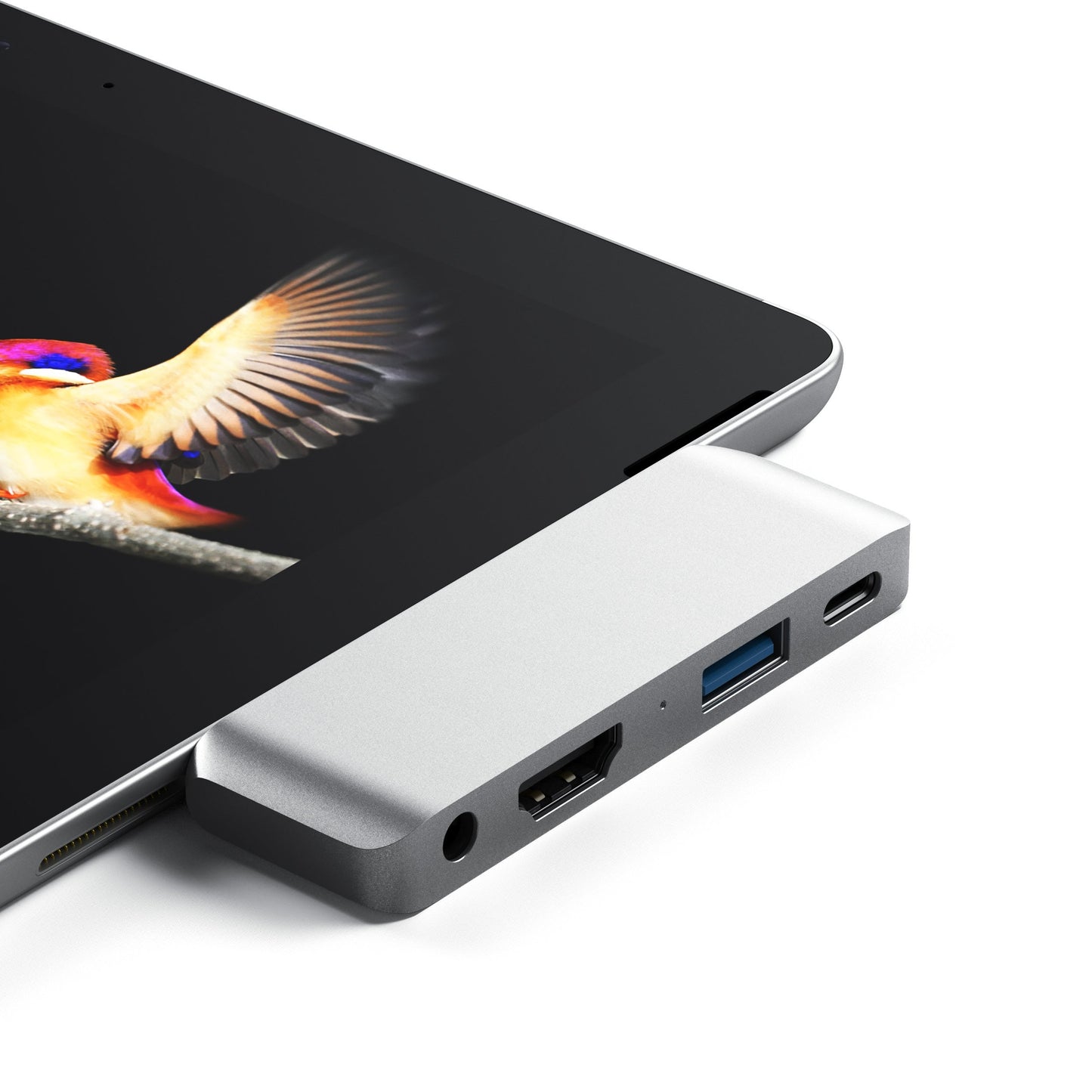 Satechi - Hub - TYPE-C Mobile Pro Hub - For iPad & Type C Smartphones / Tablets - Silver