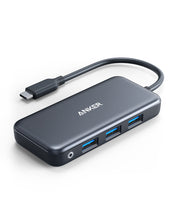 أنكر بريميوم محور USB-C 7 في 1 1H 1C 2A 2M 1E رمادي