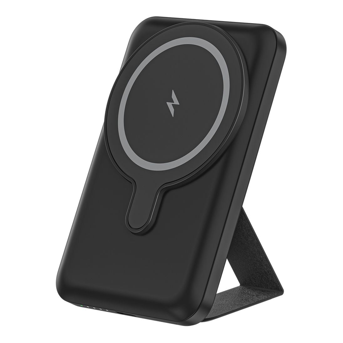 AmazingThing Thunder Pro Mag PD 5000mAh Power Bank with Holder - Black