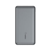 بيلكن - باوربانك - 10K - بوست تشارج 15 واط USB-C مزدوج 12 واط×2 USB-A - رمادي فضائي