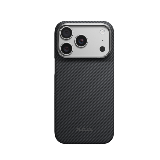 PITAKA Classic-Black Grey Twill Edge Case for iPhone 18 Pro Max-image-position-1