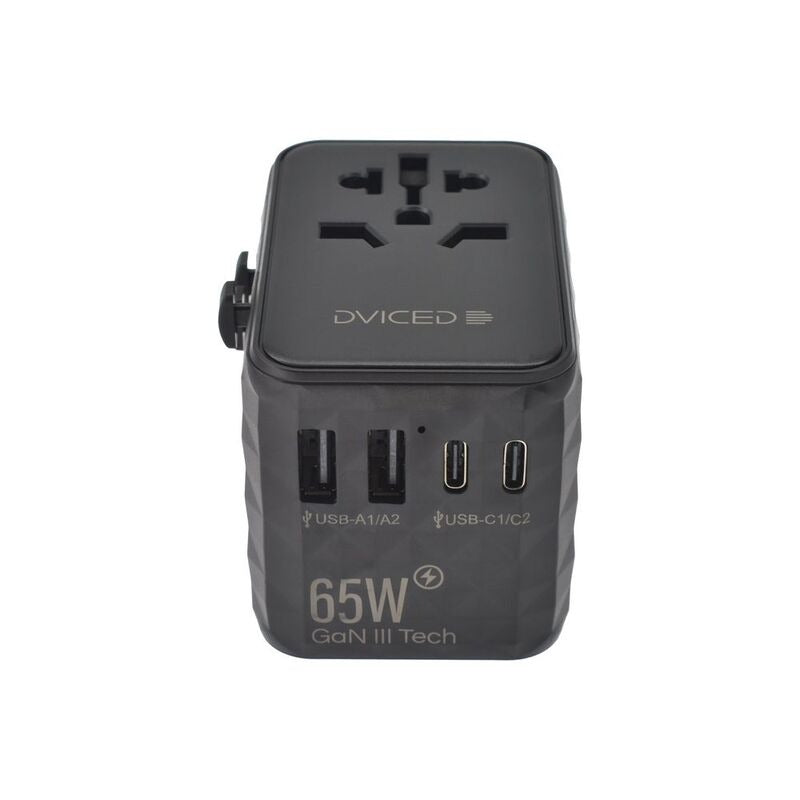 Dviced_Universal_travel_adapter_65W_GaN_Black_image_position_2