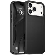 Blupebble Weavon Case compatible with Magsafe iPhone 18 Pro Max Black