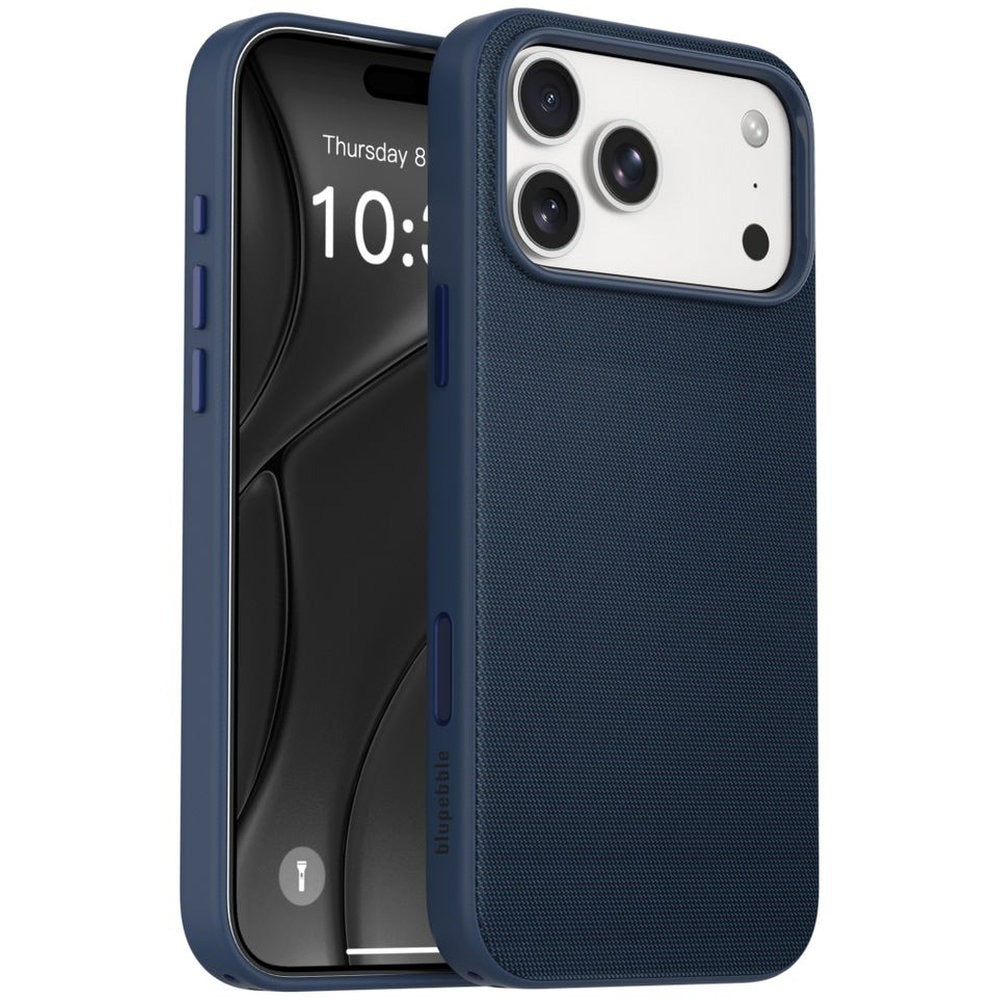 Blupebble Weavon Case compatible with Magsafe iPhone 18 Pro Max Blue