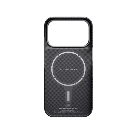 PITAKA Classic-Black Grey Twill Edge Case for iPhone 18 Pro