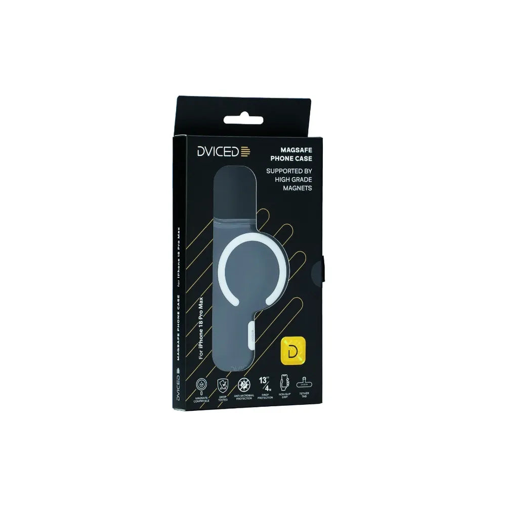 Dviced Magsafe iPhone 18 Pro Max clear case - White