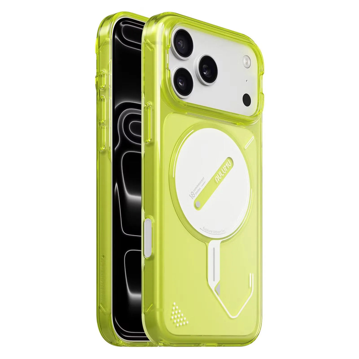 A18 Pc Case For Iphone 18 Pro, Yellow Lemon
