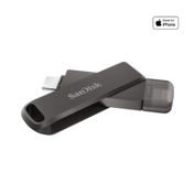 SanDisk iXpand Flash Drive Luxe 256GB - USB-C + Lightning - for iPhone, iPad, Mac, USB Type-C devices including Android
