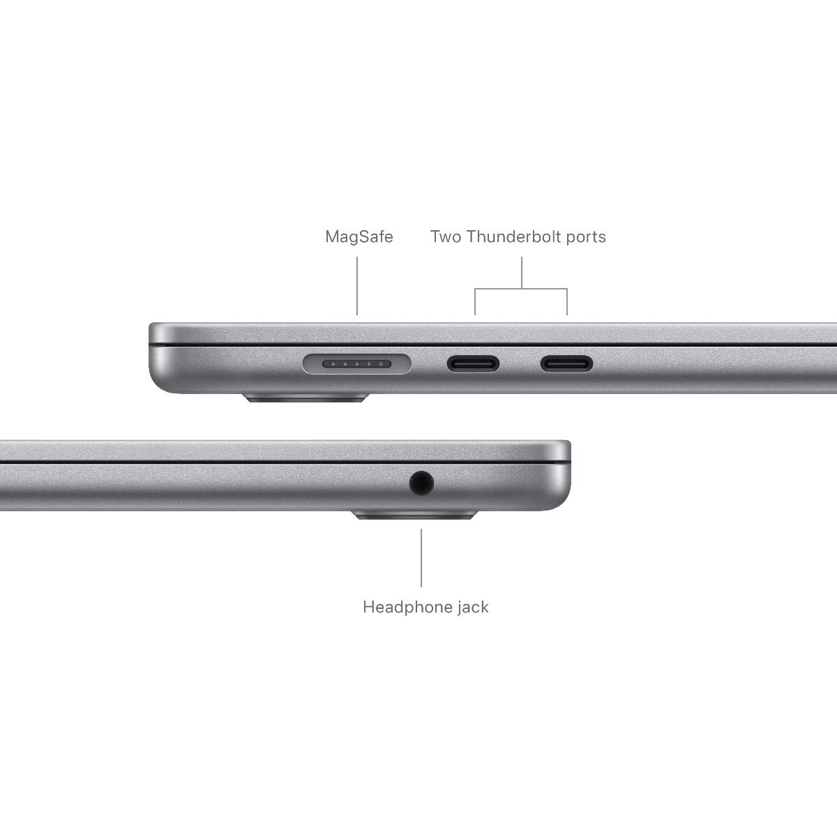 15 MacBook Air: M3 chip, 8GB RAM, 512GB SSD with 8-core CPU and 10-core GPU, Arabic/English, Space Grey