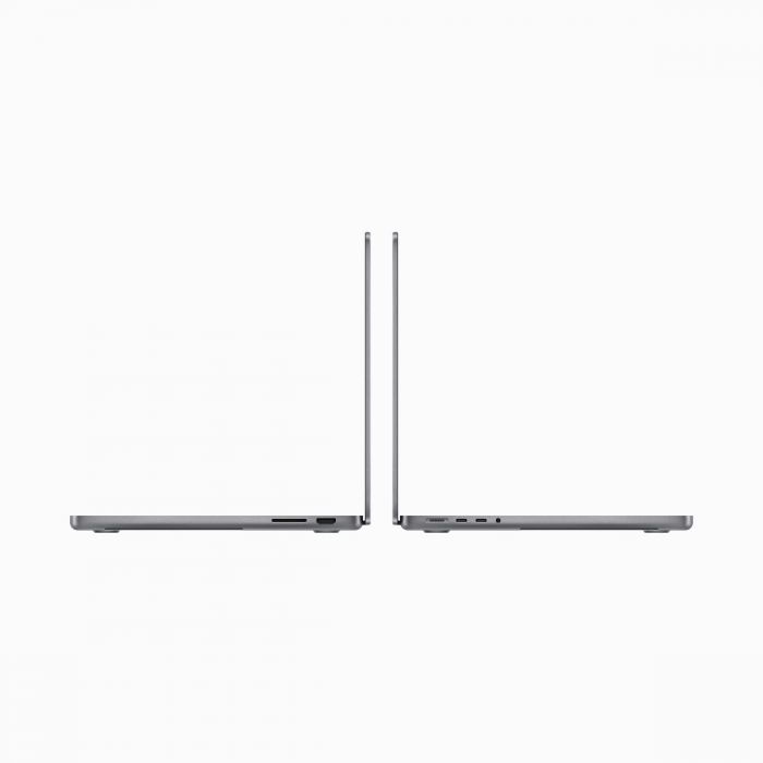 ماك بوك برو 14: شريحة M3، ذاكرة وصول عشوائي 8 جيجابايت، قرص صلب SSD بسعة 512 جيجابايت مع وحدة معالجة مركزية 8 أنوية ووحدة معالجة رسومات 10 أنوية، لوحة مفاتيح إنجليزية، رمادي فضائي