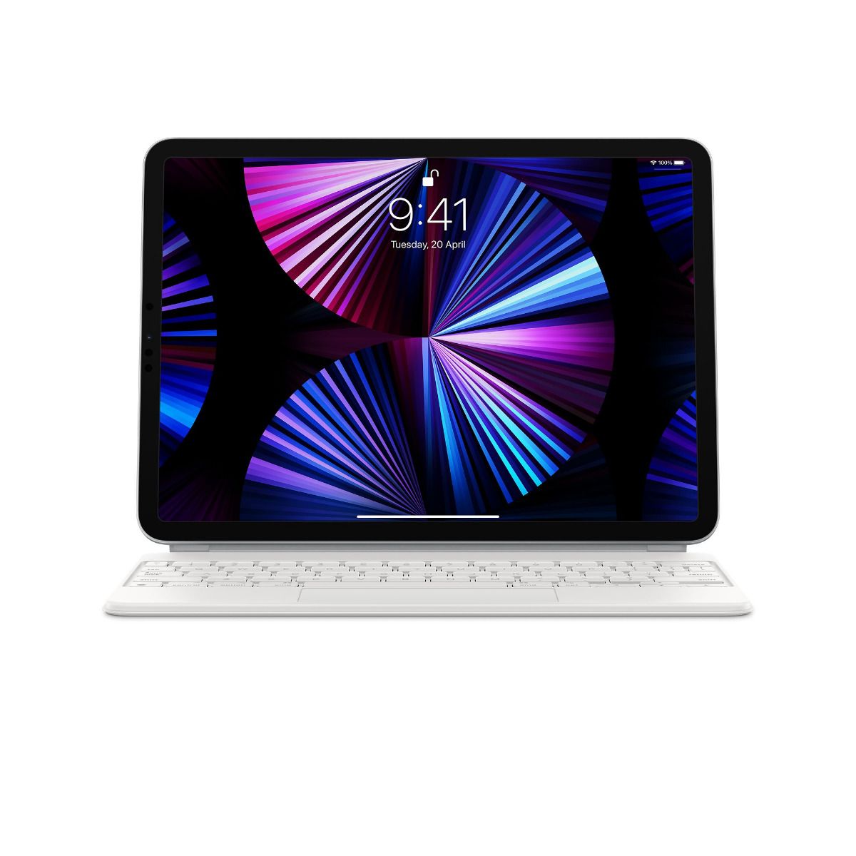 Magic Keyboard for iPad Pro 11-inch (3rd generation) and iPad Air (4th generation) - Arabic - White