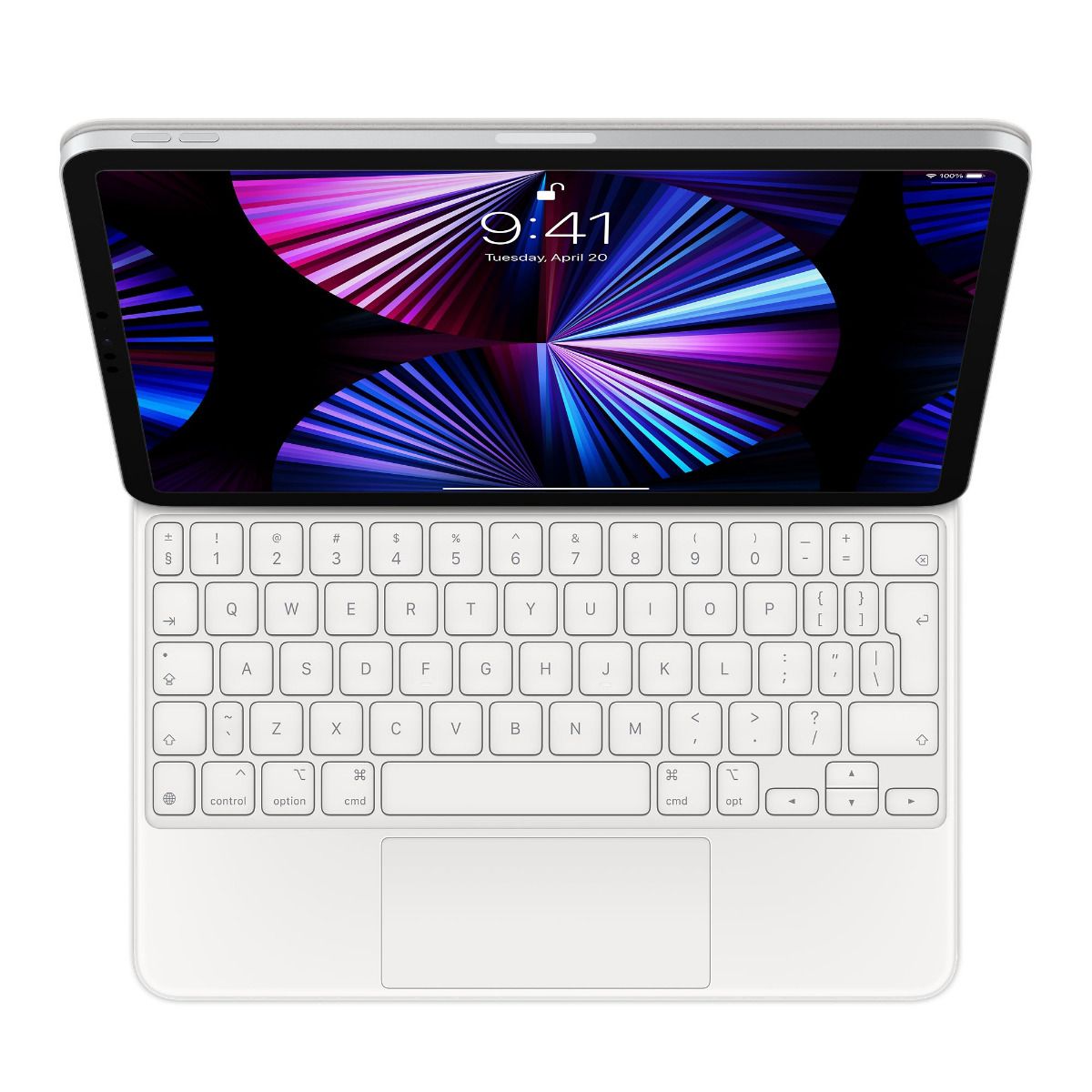 Magic Keyboard for iPad Pro 11-inch (3rd generation) and iPad Air (4th generation) - International English - White