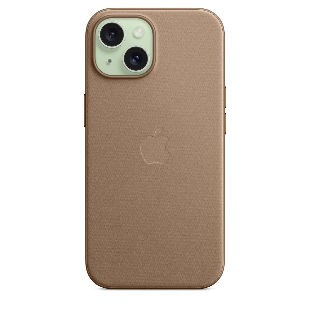 iPhone 15 FineWoven Case with MagSafe - Taupe