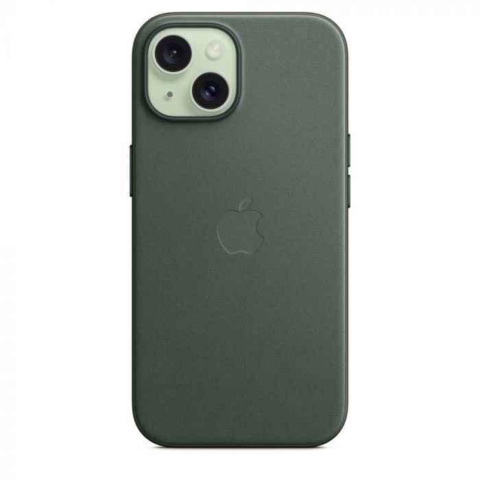iPhone 15 Plus FineWoven Case with MagSafe - Evergreen