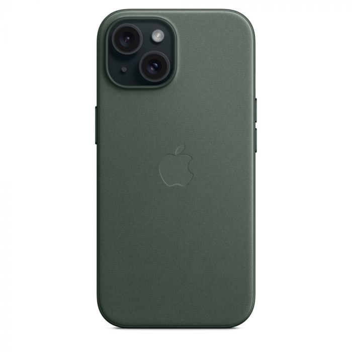 iPhone 15 Plus FineWoven Case with MagSafe - Evergreen