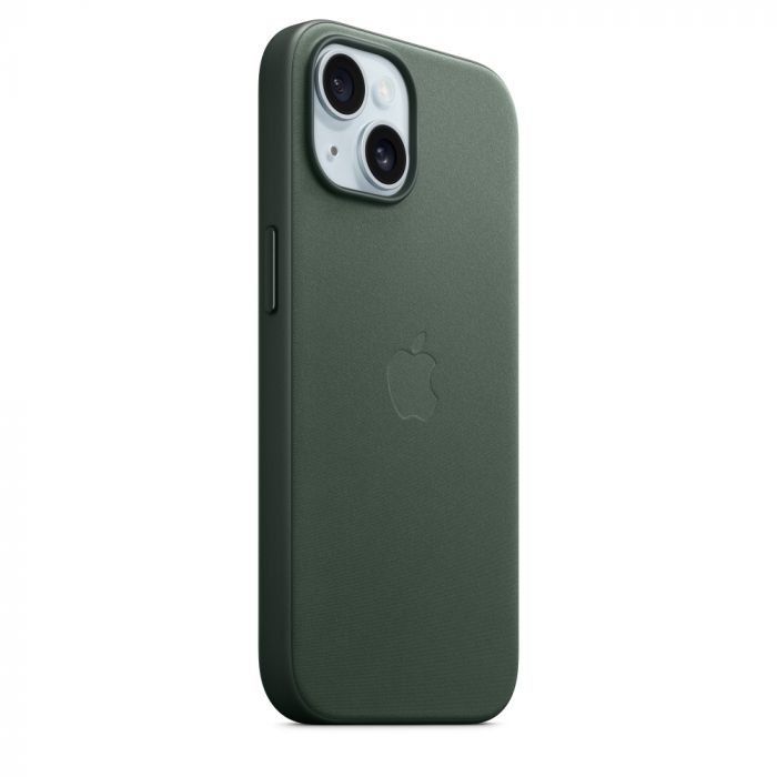 iPhone 15 Plus FineWoven Case with MagSafe - Evergreen
