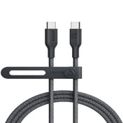 أنكر 544 كابل USB-C إلى USB-C نايلون حيوي 3 أقدام أسود