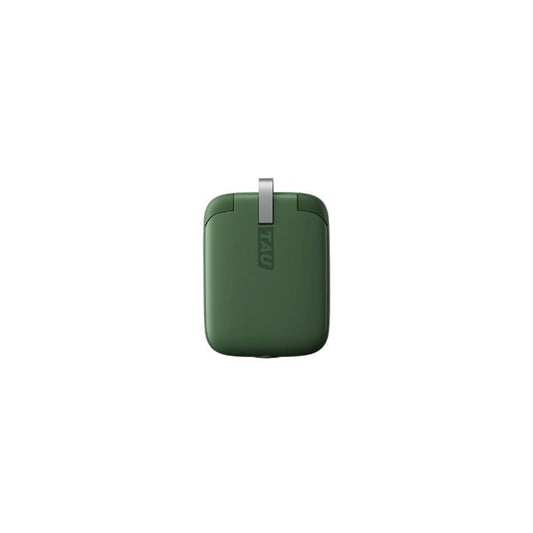 Rolling Square Wireless Magnetic Power Bank with Magnetic Dock and Hook - Agave Green