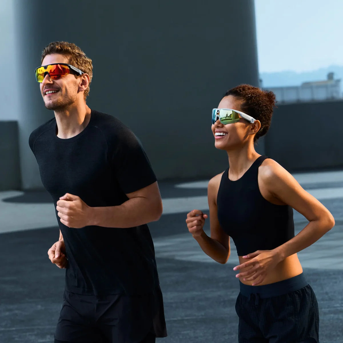 Bleequp AI Sunglasses Ranger Black Orange