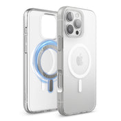 غطاء هجين مغناطيسي من Elago لهاتف iPhone 16 Pro Max (6.9 بوصة) - شفاف مع MagSafe أبيض
