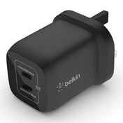 Belkin - Wall Charger - 65W Dual Usb-C Gan Pd with Pps - C1/C2=65 - C1+C2=45+20 - Black