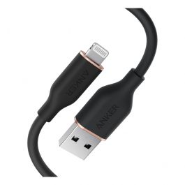 Anker PowerLine III Flow USB-A to Lighting Cable   Black