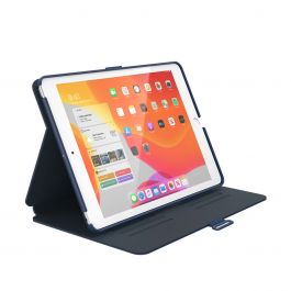 Speck - Balance Folio for iPad 10.2-inch (2019) - Coastal Blue/Charcoal Grey