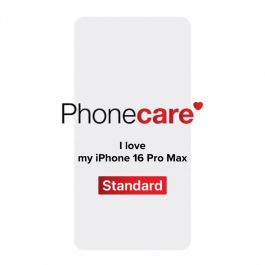 Phone Care for iPhone 16 Pro Max (Glass screen protector + Setup)