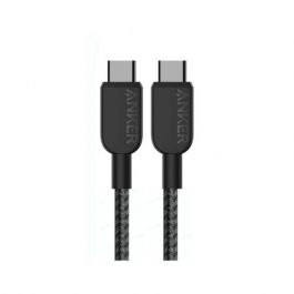 Anker USB-C to USB-C cable (6 ft, 240W, braided) Black