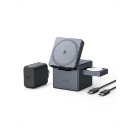 Anker 3-in-1 Cube with MagSafe Gray