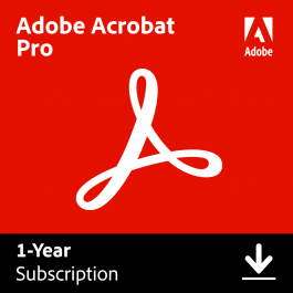 Adobe Acrobat Pro 1 Year Sub