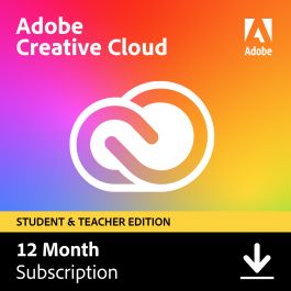 Adobe Creative Cloud Indiv 1Y Sub Student Teacher Edition